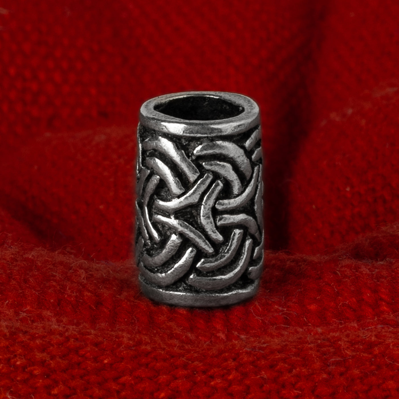 Beard/Hair Bead, Silver