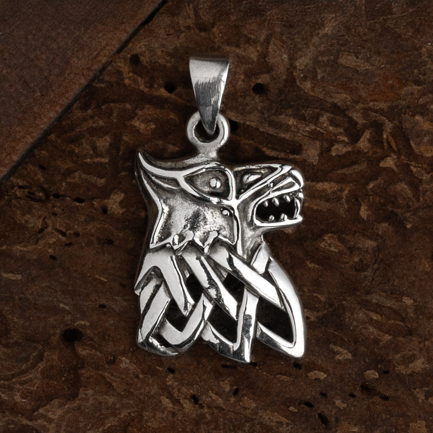 Fenrir Pendant, Silver