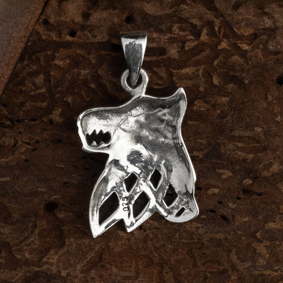 Fenrir Pendant, Silver