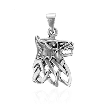 Fenrir Pendant, Silver