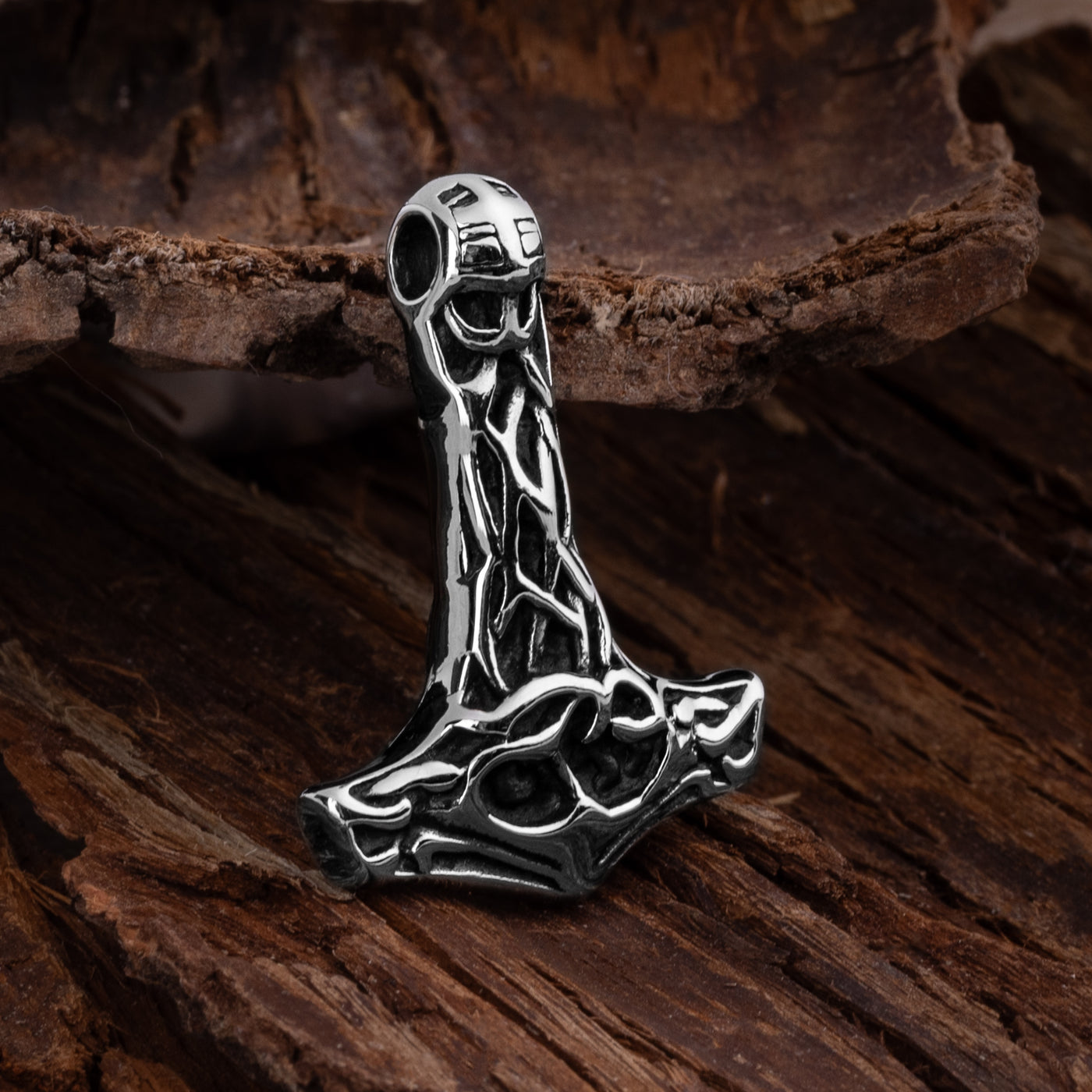Helmet Thor's Hammer, Stainless Steel