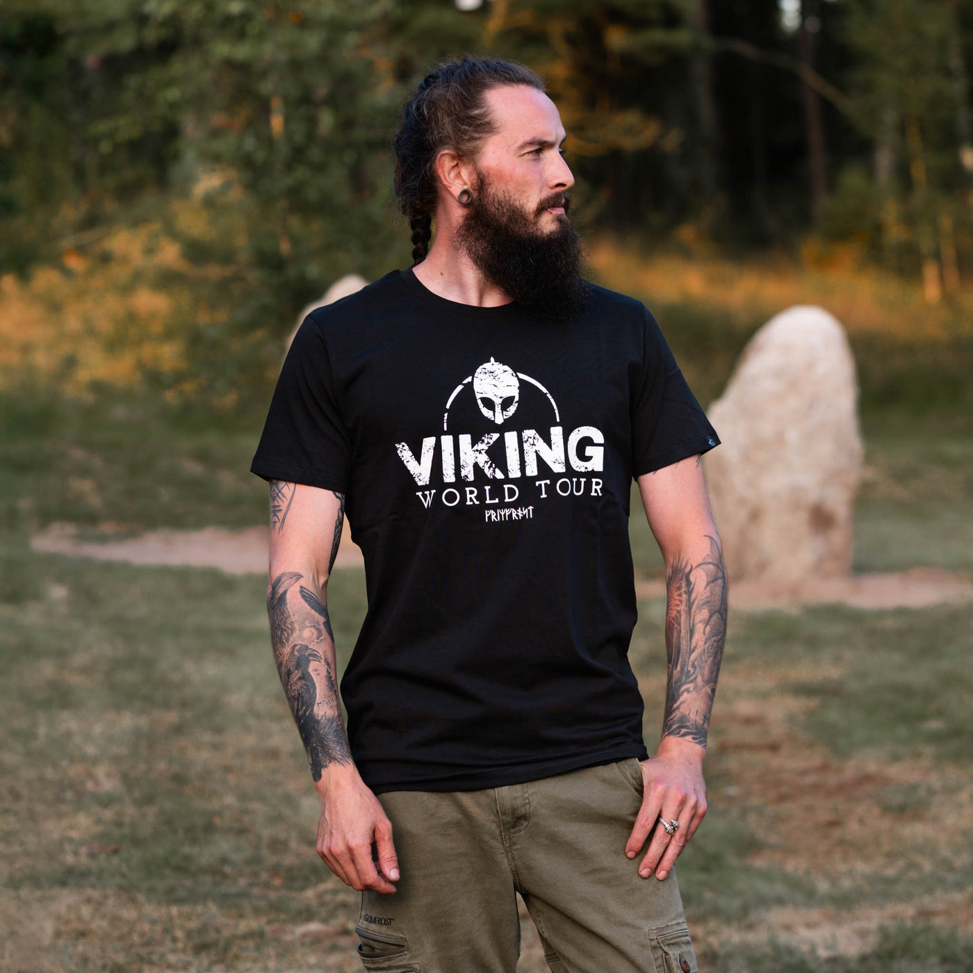 Premium t-shirt, World Tour, Svart