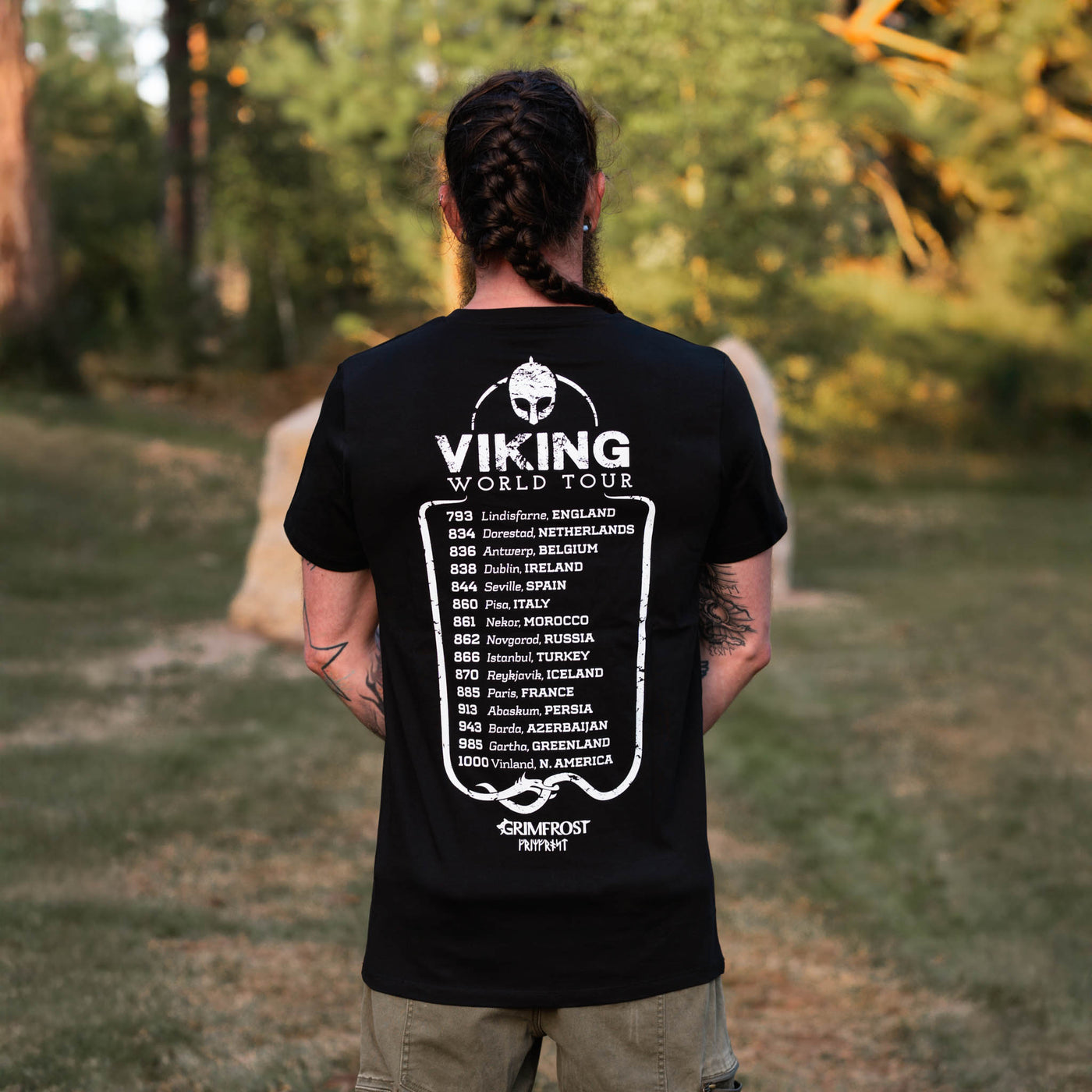 Premium t-shirt, World Tour, Svart