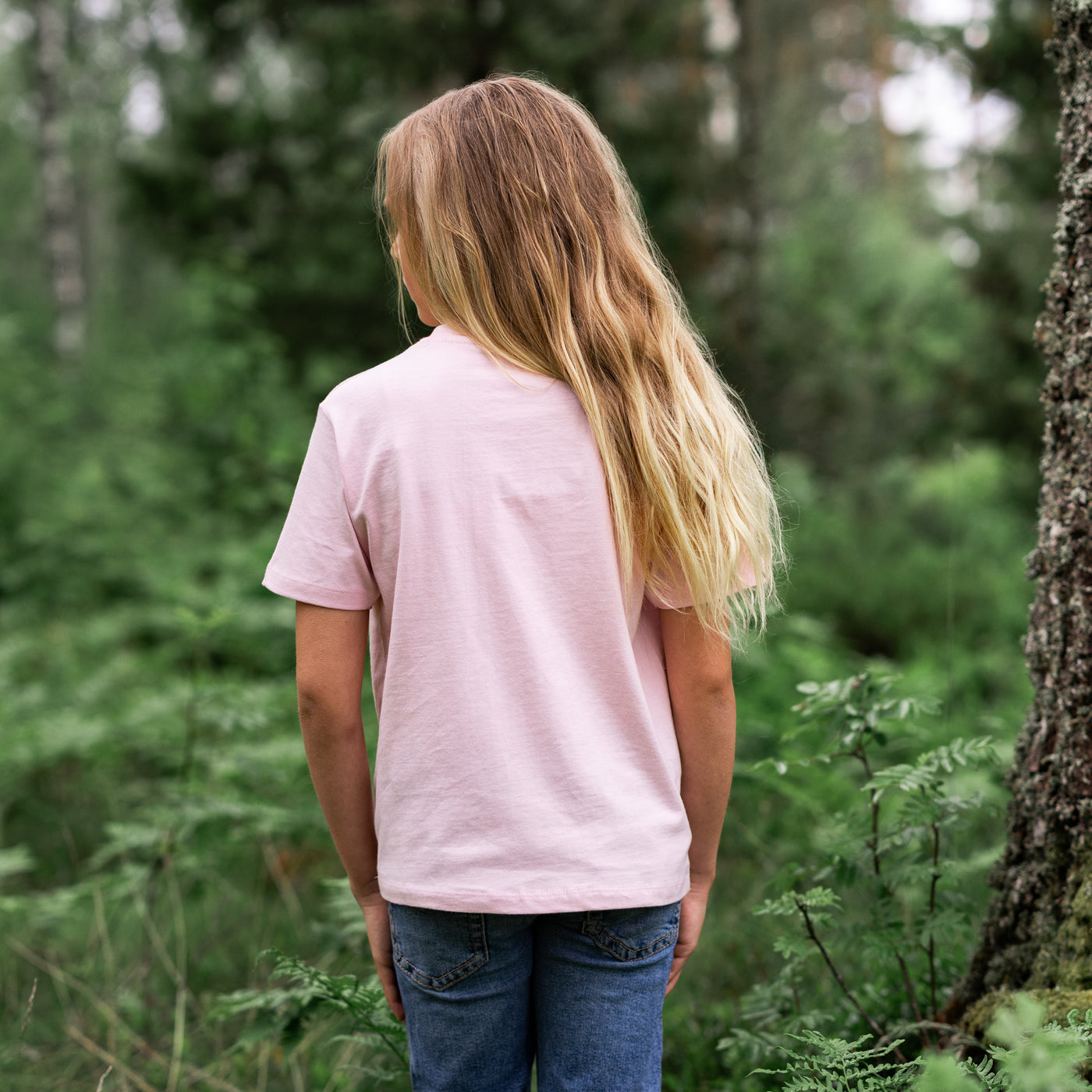 T-shirt för Barn, Sköldmö, Rosa