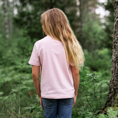 T-shirt för Barn, Sköldmö, Rosa