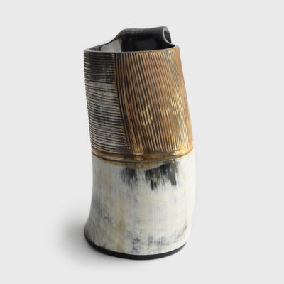 Jarl's Horn Mug, Carved
