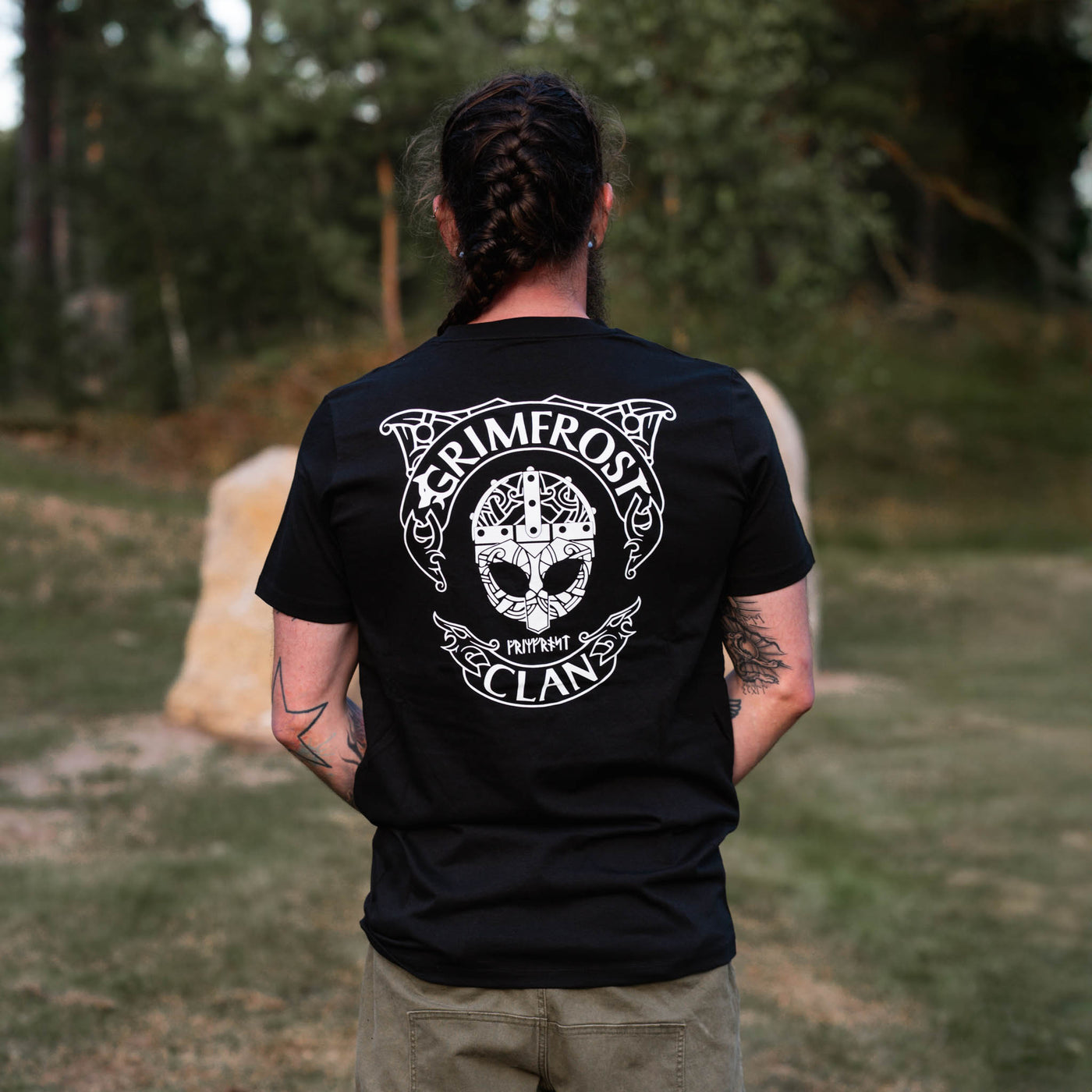 Premium Tee, Grimfrost Clan, Svart