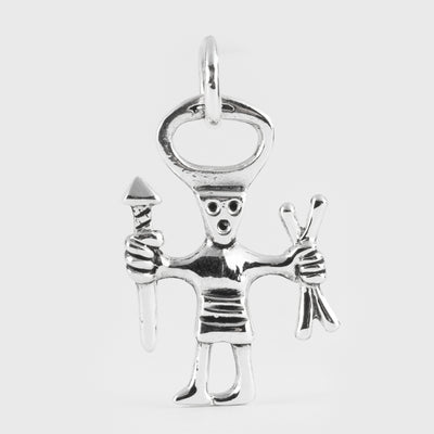 Odin Pendant, Silver