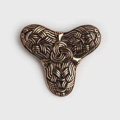 Birka Threefoil Brooch, Bronze
