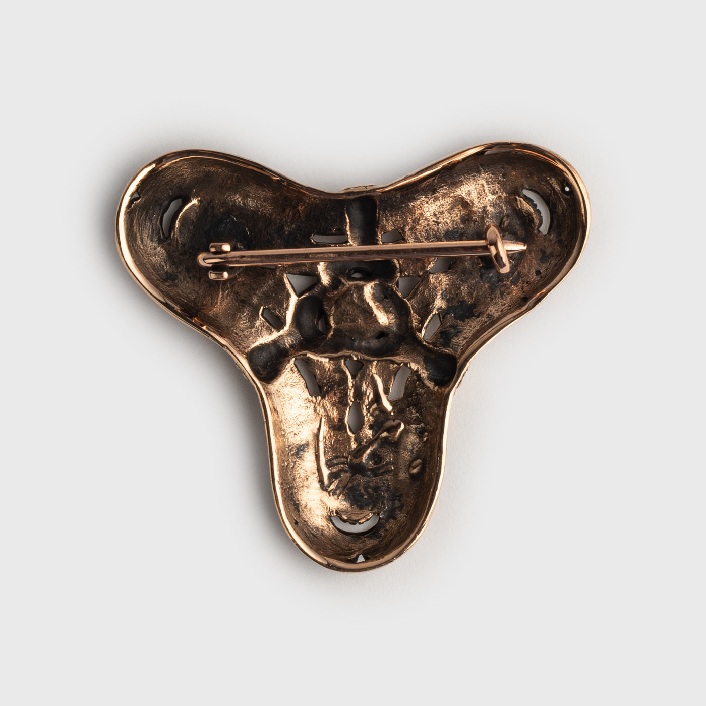 Birka Threefoil Brooch, Bronze