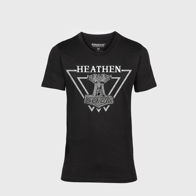 Gym t-shirt, Heathen, Svart