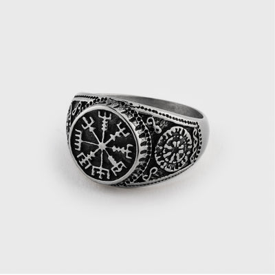 Vegvisir ring, Rostfritt stål
