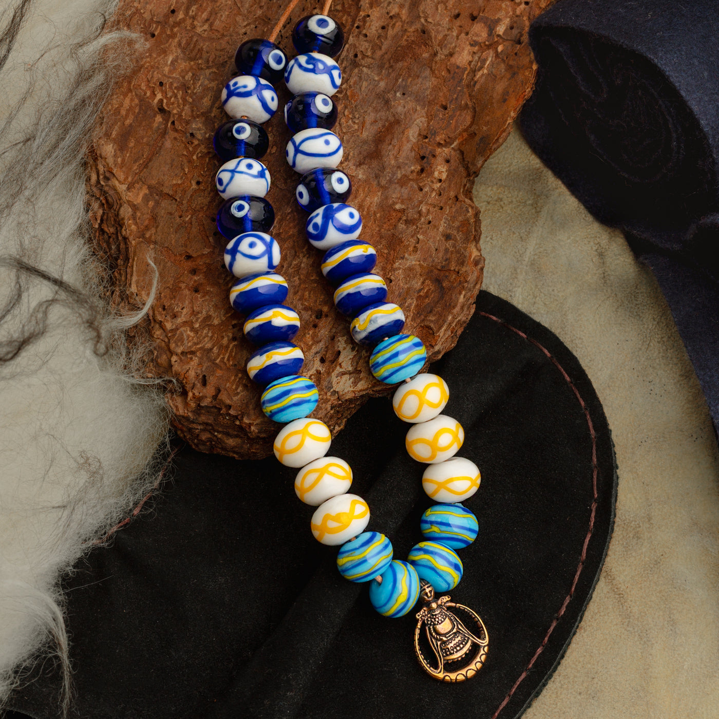 Birka Bead Set, Blue