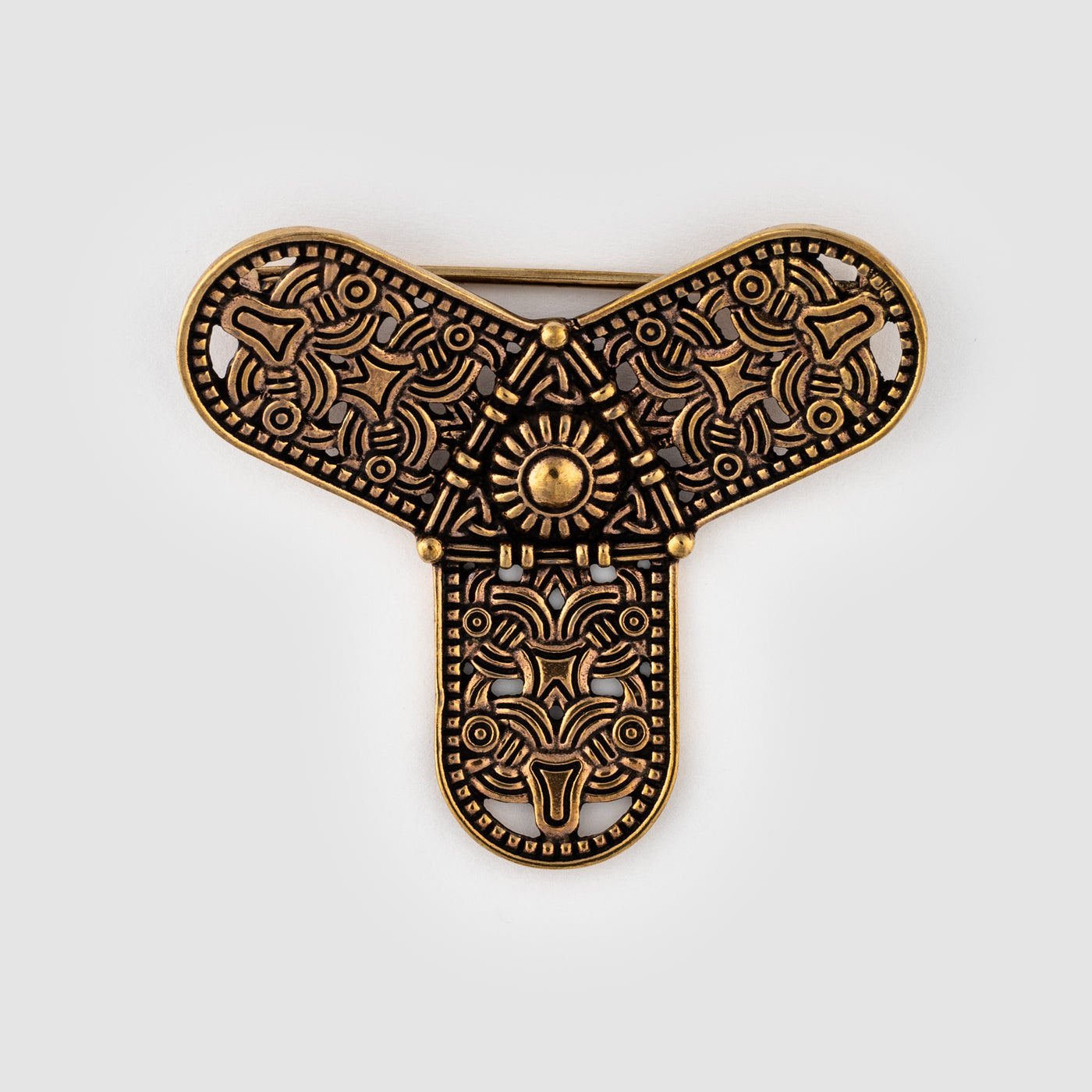 Threefoil Brooch, Bronze