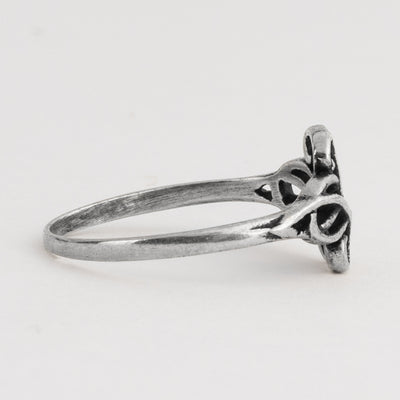 Virvelring, silver