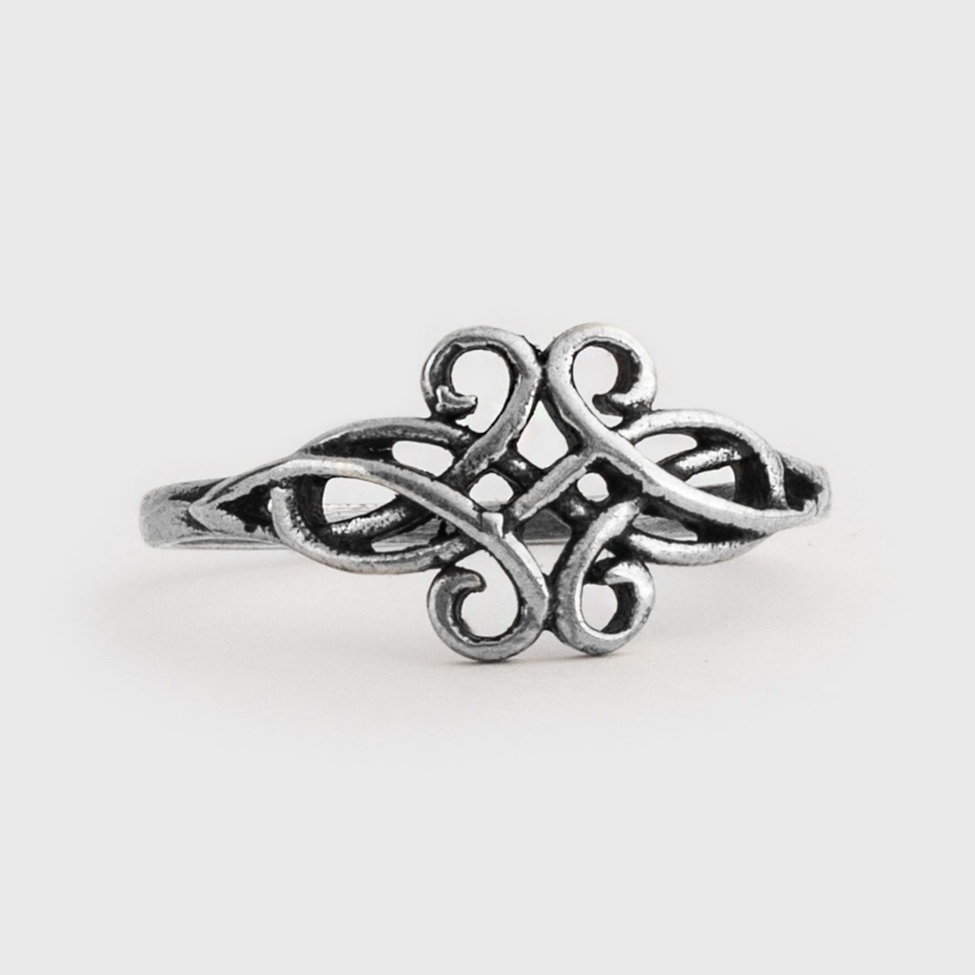 Virvelring, silver