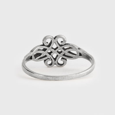 Virvelring, silver