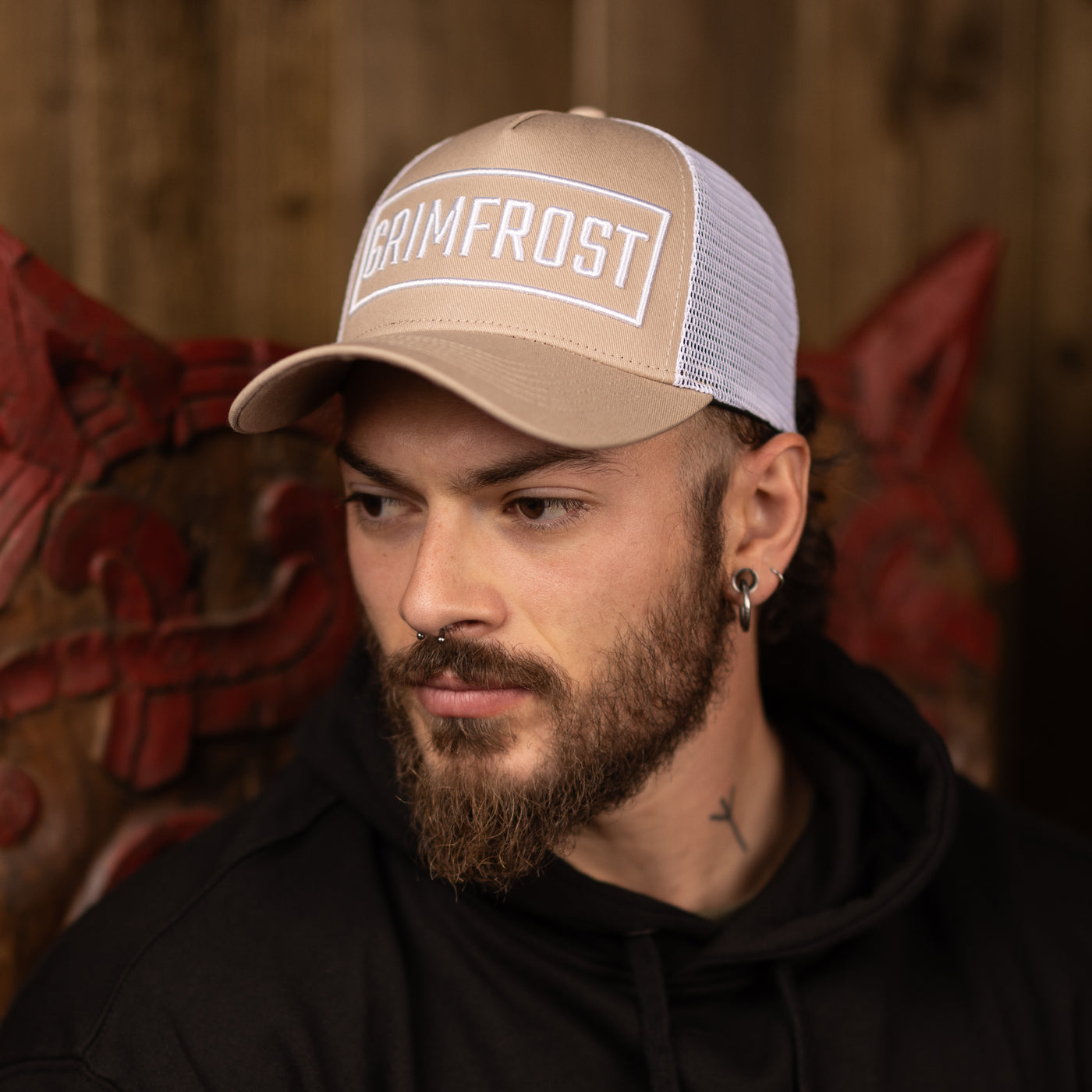 Trucker Cap, Grimfrost, Tan