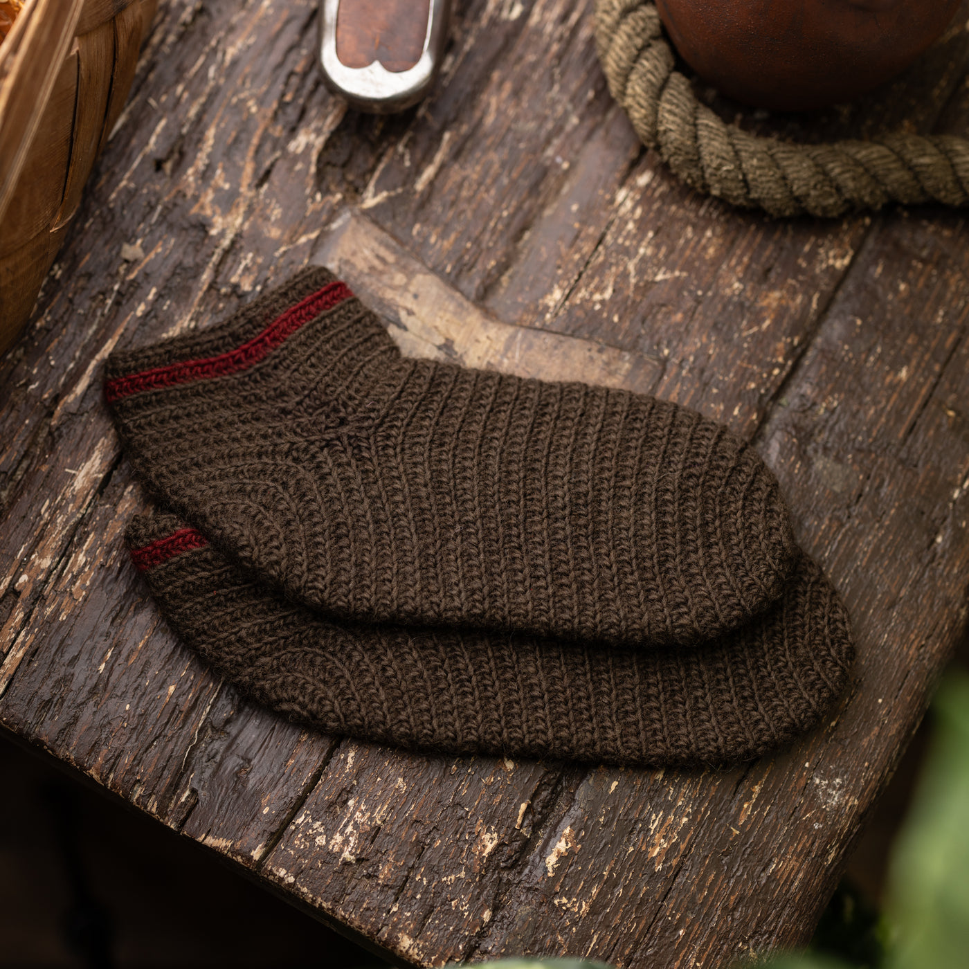 Naalbinding Woolen Socks