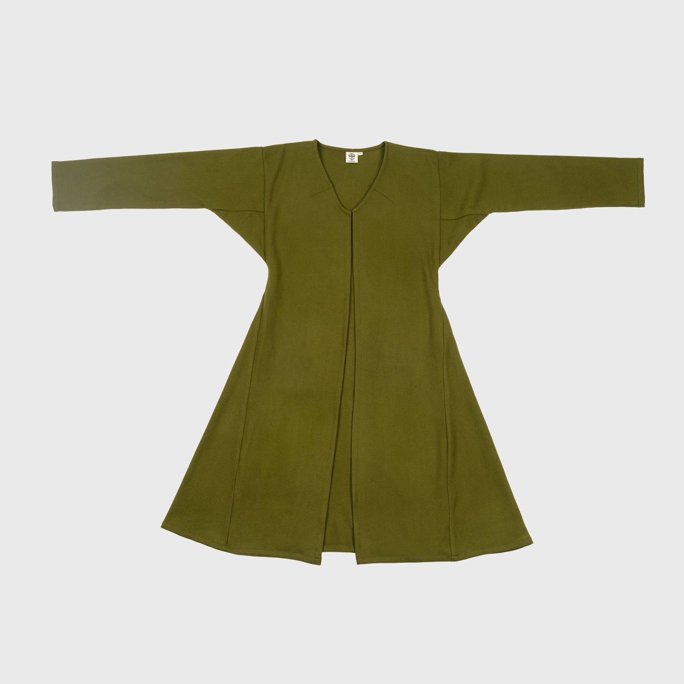 Birka Coat, Olive Green