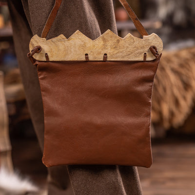 Birka Bag, Brown, Leather