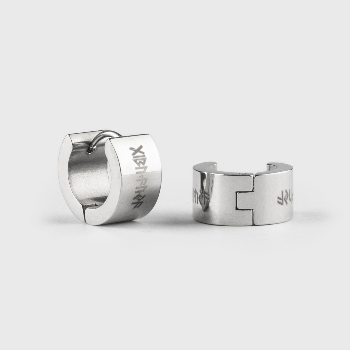 Huggie Earring, Gibu Aujam, Double side print