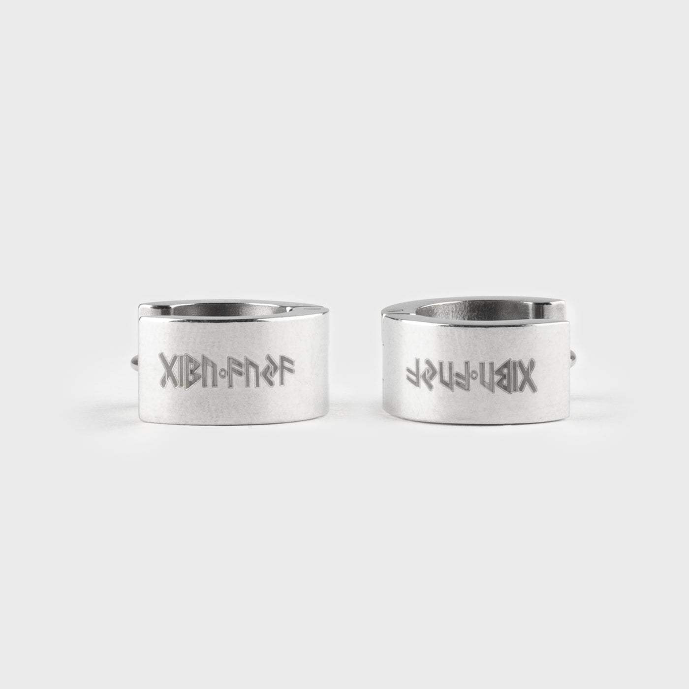 Huggie Earring, Gibu Aujam, Double side print