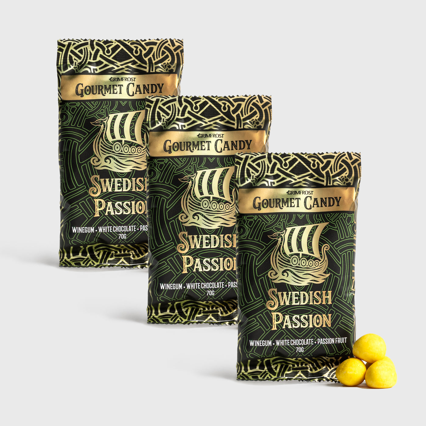 Gourmet Candy, 3 för 2, Swedish Passion