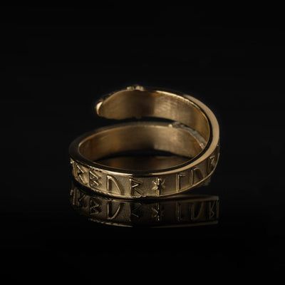Tor Lindorm Ring, Guldpläterad
