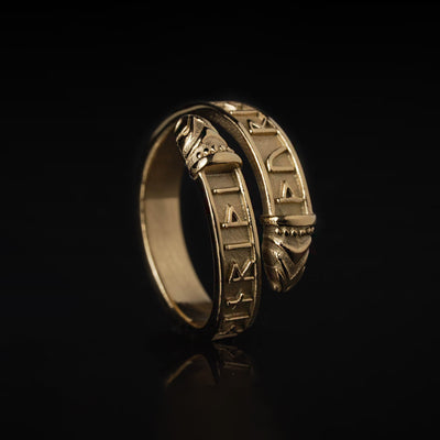 Tor Lindorm Ring, Guldpläterad