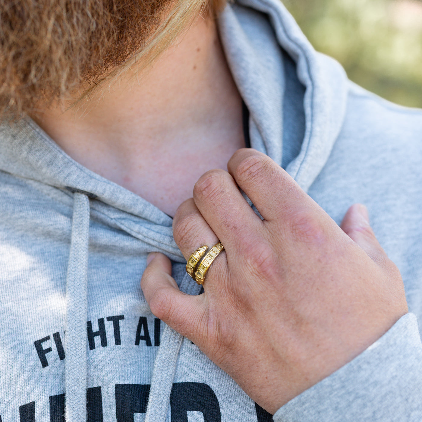 Tor Lindorm Ring, Guldpläterad