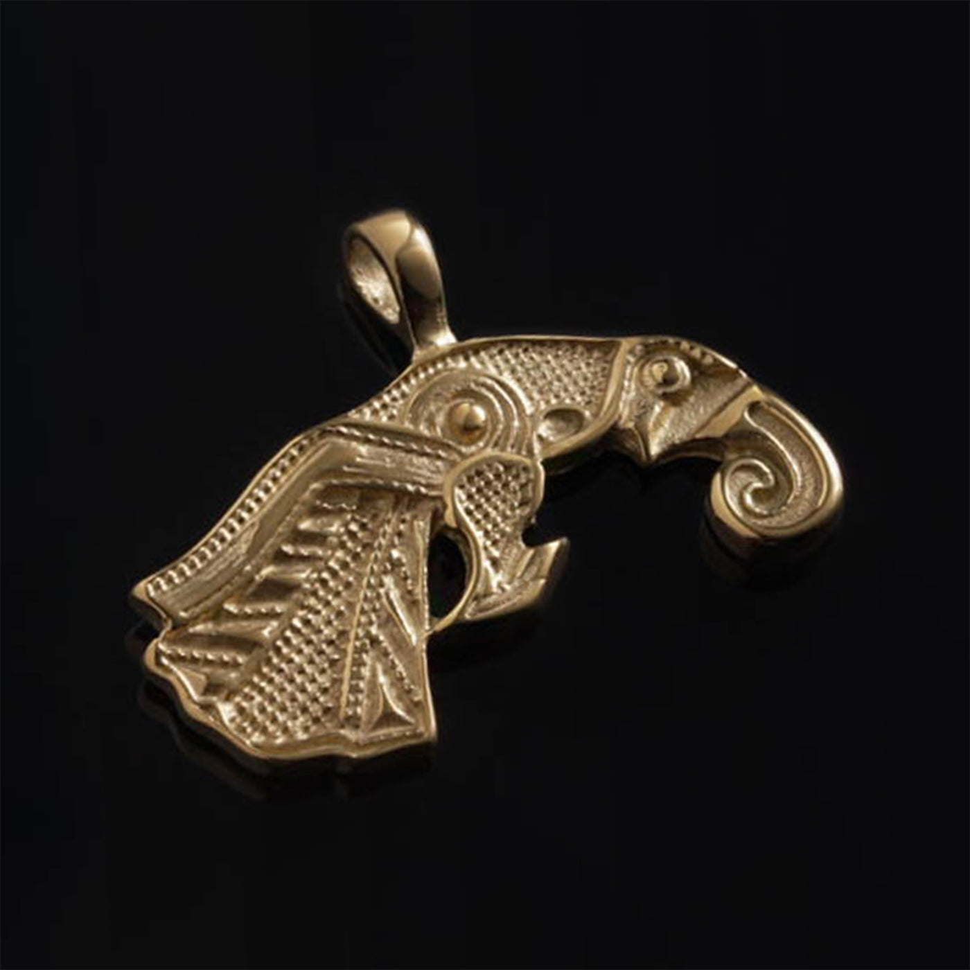 Hängsmycke, Raven of Odin, Guldpläterat
