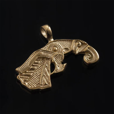 Hängsmycke, Raven of Odin, Guldpläterat