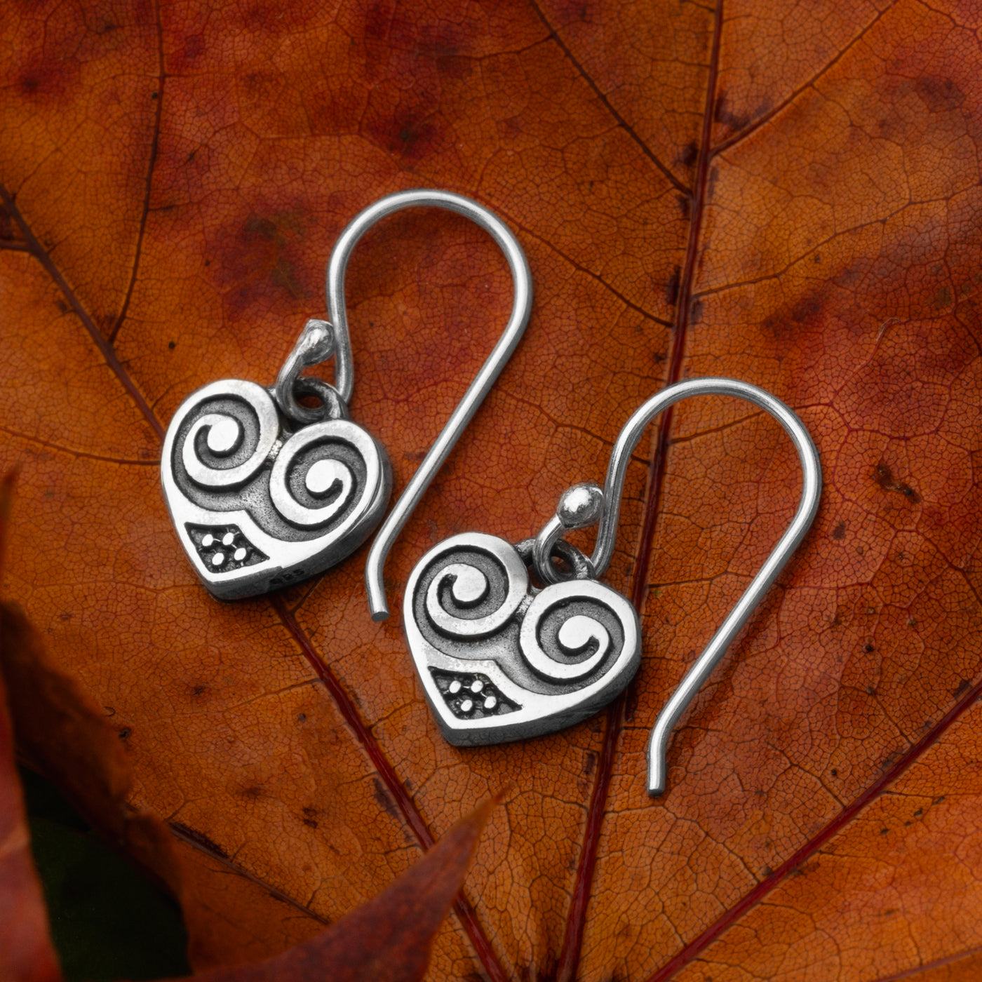 Birka Hjärtörhängen, Silver