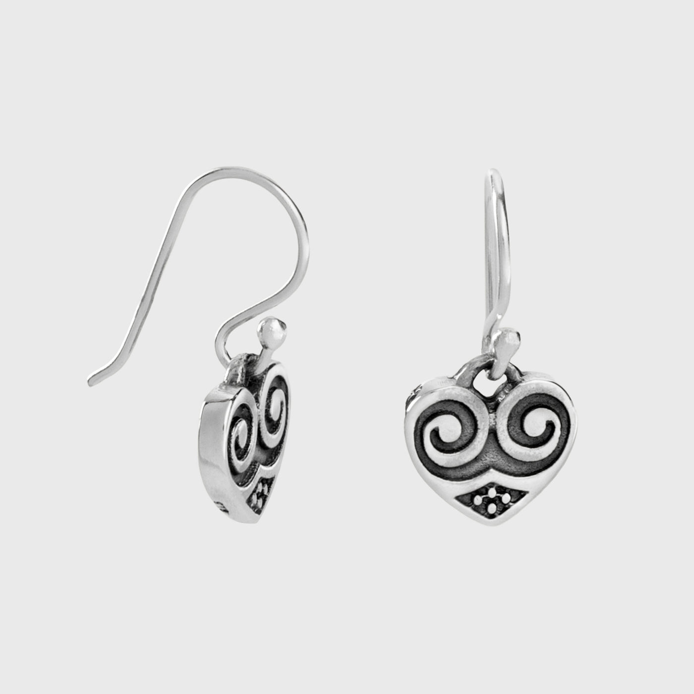 Birka Hjärtörhängen, Silver