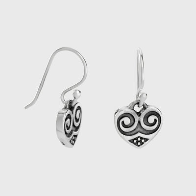 Birka Hjärtörhängen, Silver