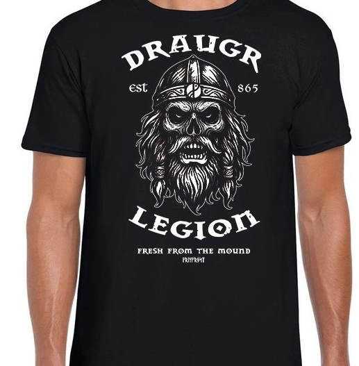 Draugr Legion Premium Tee, Black