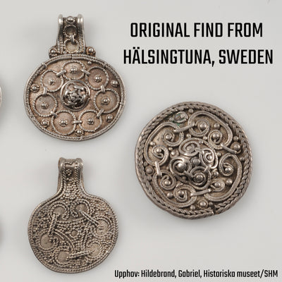 Premium filigranbrosch, silver