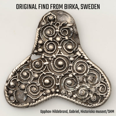 Premiumbrosch, Treklöver, Silver