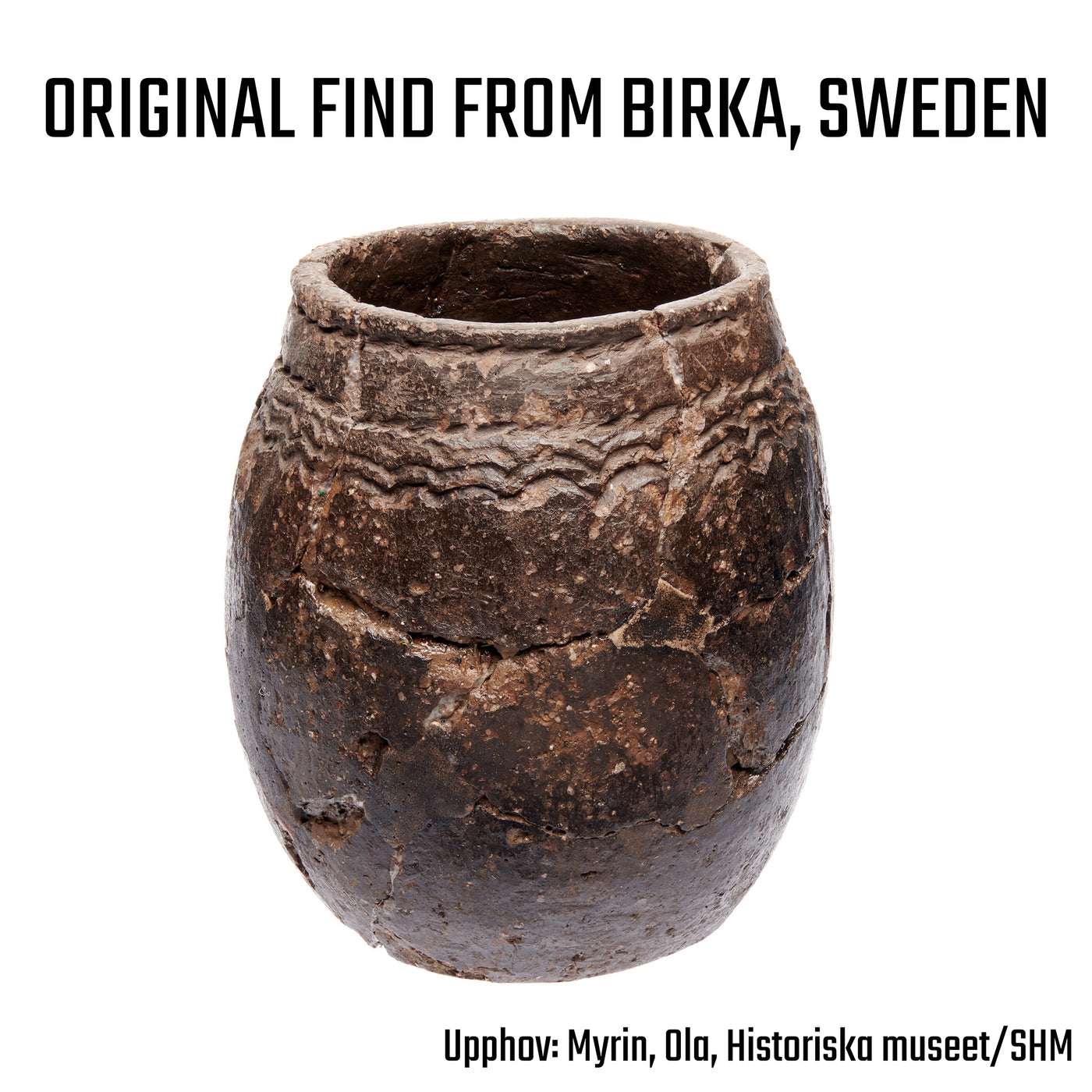 Birka Supkopp Set, Svart, Handgjord