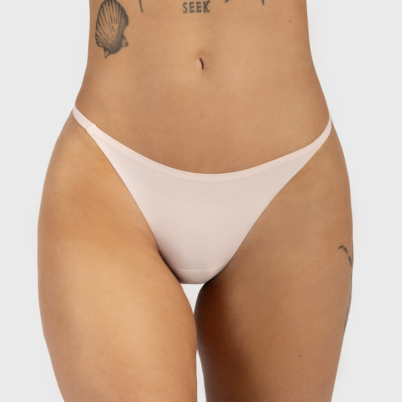 Thongs, Soft pink