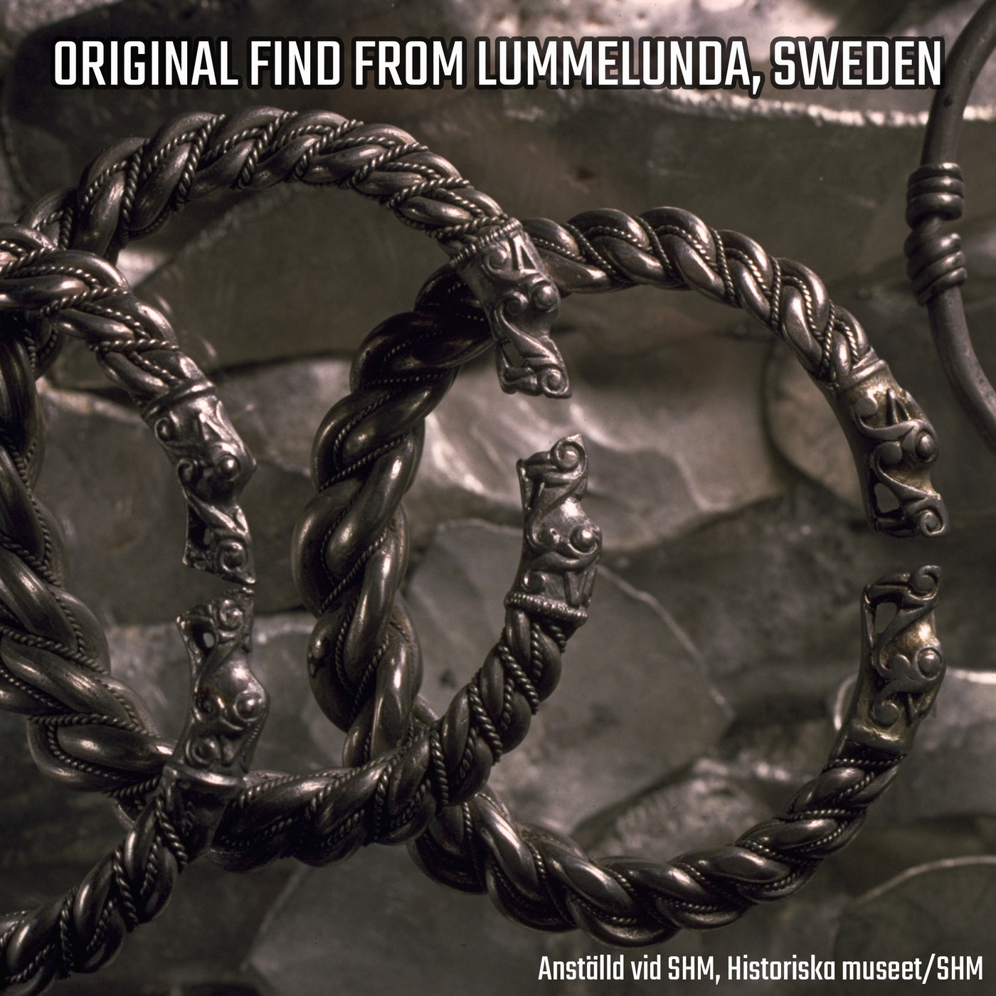 Premium Lummelunda-armring, Silver