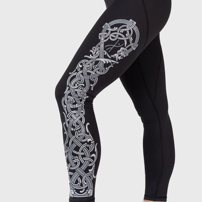 Dragon Leggings, Svart