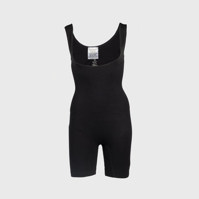 Mid Thigh Bodysuit, Svart