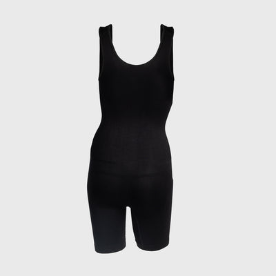 Mid Thigh Bodysuit, Svart