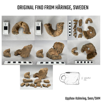 Häringe dryckeskärl, Handgjord