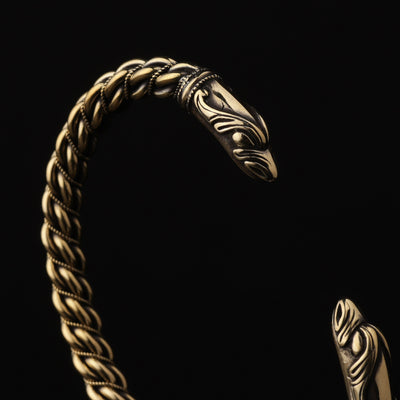 Huginn & Muninn Armring, Bronze