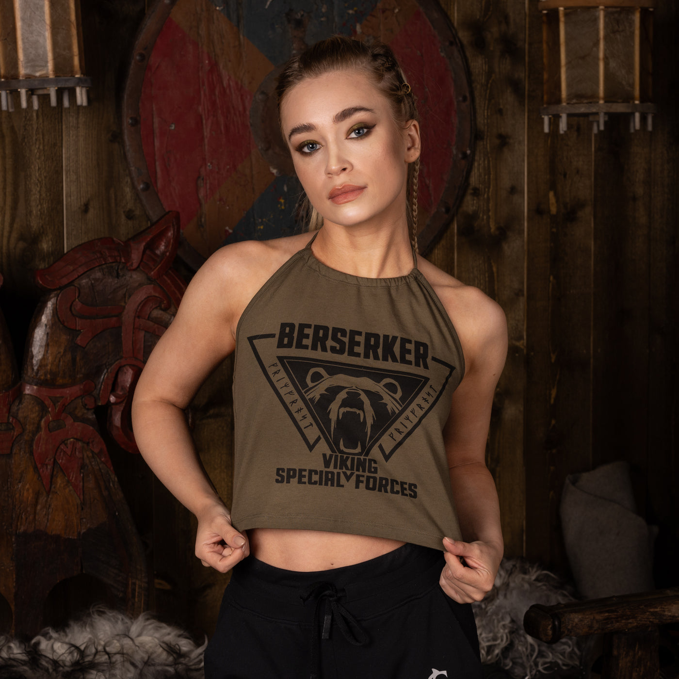 Crop Top, Berserker, Green