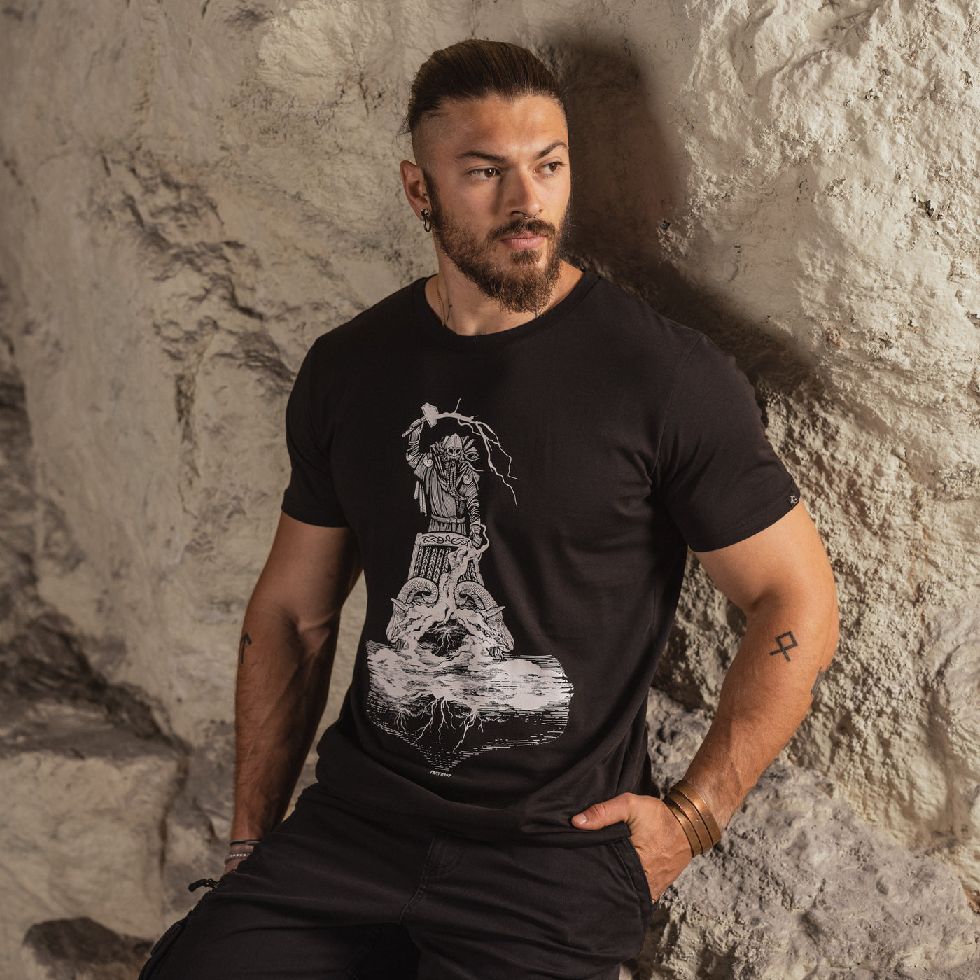 Premium Tee, Thor Rides, Black