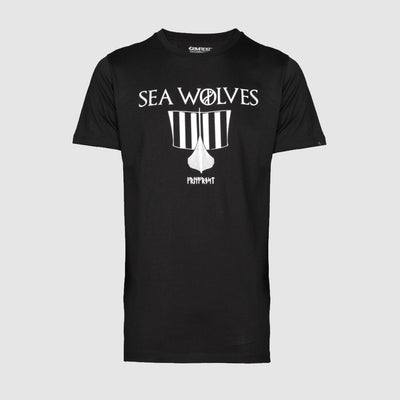 Premium Tee, Sea Wolves, Svart